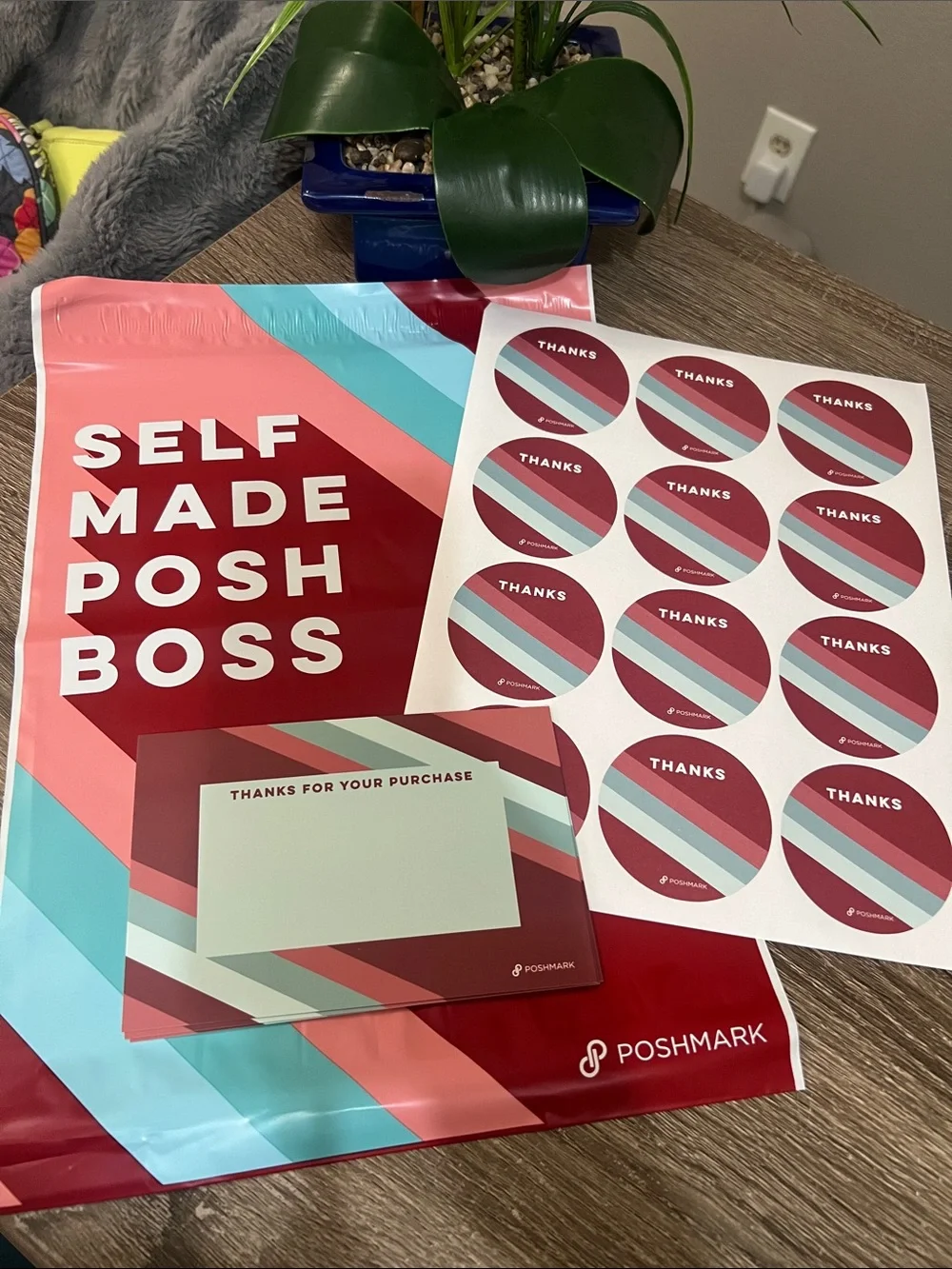Poshmark Sellers Bundle (24 sets) - 13x10 poly, Cards & Stickers NWT